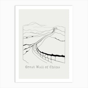 Great Wall Of China Art Print