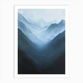 2024 May Poster Canvas Mountain 42 Art Print