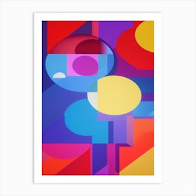 Abstract Geometry I Art Print