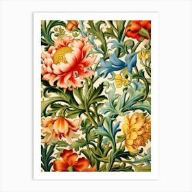 Floral Wallpaper 47 Art Print