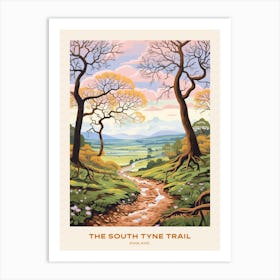 The South Tyne Trail England Hike Poster Art Print