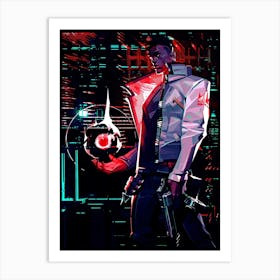 Cyberpunk valorant Art Print