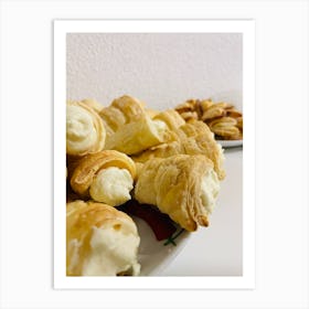 Pastries On A Plate Art Print