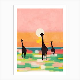 Evening Stroll in the Savannah Art Print