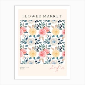 Flower Market 17 Art Print