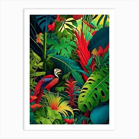 Tropical Paradise 4 Botanical Art Print