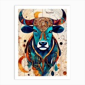 Stubborn Bull Art Print