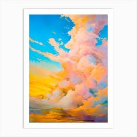 Data Mist Art Print