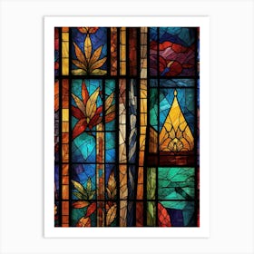 Stained Glass Window 2 Art Print