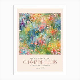 Champ De Fleurs, Floral Art Exhibition 47 Art Print