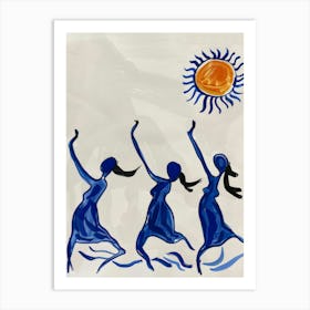 Dancers In The Sun Art Print