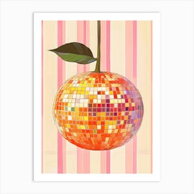 Mosaic Orange Art Print