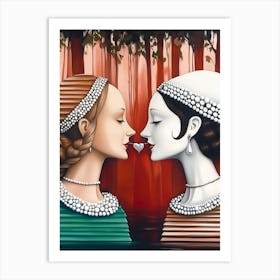 Angela S Love Story 1 1 Art Print