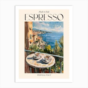Perugia Espresso Made In Italy 1 Poster Art Print