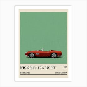 Ferris Bueller S Day Off Car Movie Art Print