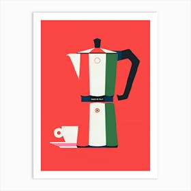 Italy Coffee Maker Art Print