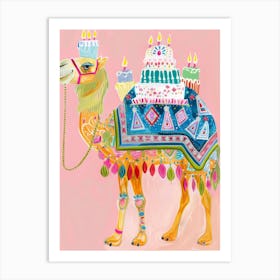 Birthday Camel Art Print