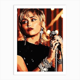 Miley Cyrus 8 Art Print