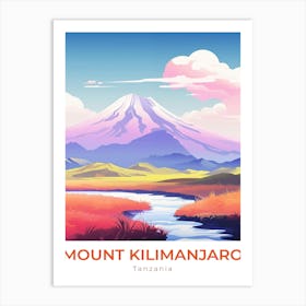 Tanzania Mount Kilimanjaro Travel 2 Art Print