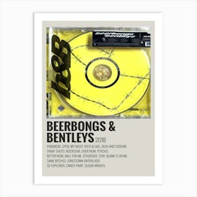 Beerbongs & Bentleys 2018 Poster 2 Art Print