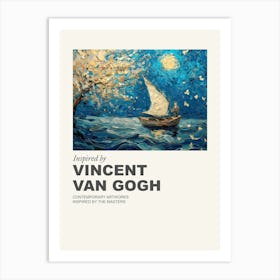 Museum Poster Inspired By Vincent Van Gogh 11 Art Print