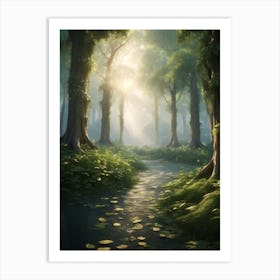 Forest Scene Art Print