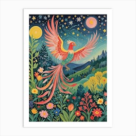 Dance Of The Phoenix Art Print