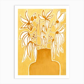 Vase Of Flowers Art Print