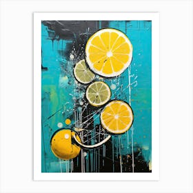 Lemon Slices 1 Art Print