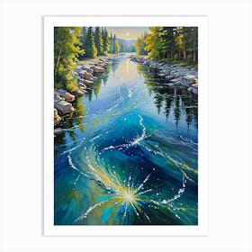 River Of Light Art Print