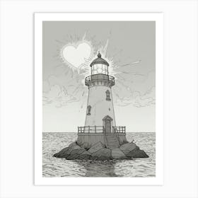 Lighthouse 4 Art Print