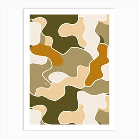 Camouflage Pattern 2 Art Print