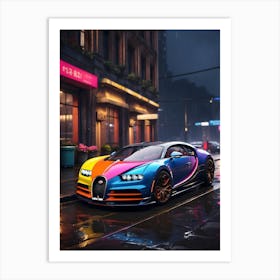 Bugatti Chiron 5 Art Print