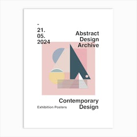 Abstract Design Archive Poster 33 Art Print