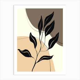 Abstract Leaf 1 Art Print