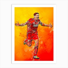 Steven Gerrard Art Print