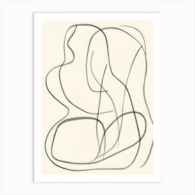 Abstract Scribble Print Art Print