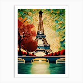 Paris Eiffel Tower 5 Art Print