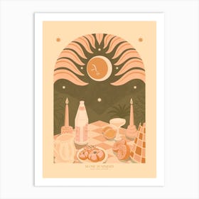 Slow Summers Italian Food And Drink   Art Print