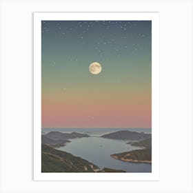 Full Moon Art Print