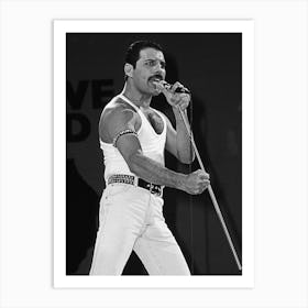 Freddie Mercury 3 Art Print