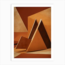 Abstract Geometric Shapes Art Print