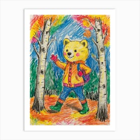 Teddy Bear Art Print