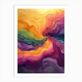 Abstract Painting 8 Art Print