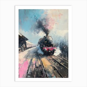 Steam Train Art Print