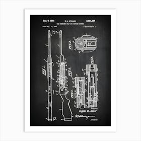 Bolt Carrier Rifle Gun Patent Print Rifle Patent Gas Rifle Print Gun Patent Art Print 1960 Stoner Gas Operated Rifle Carrier G4241 Art Print