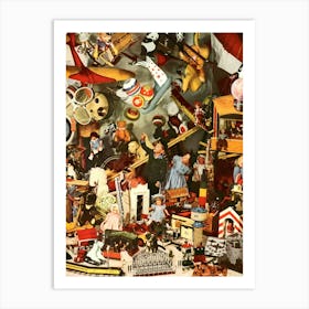 Kids In A Toy Shop Art Print