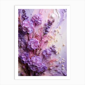 Abstract Of Flowers 5 Art Print