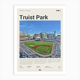 Baseball - Atlanta Braves - Truist Field 2 Art Print