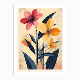 Flowers In Bloom 1 Art Print